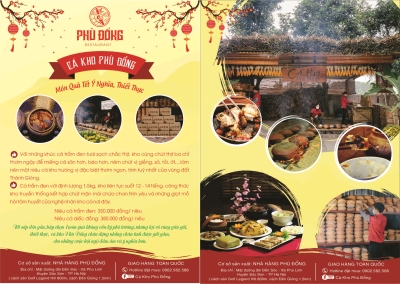 CÁ KHO PHÙ ĐỔNG- MÓN QUÀ TẾT CHO BỮA ĂN SUM HỌP ĐOÀN VIÊN 